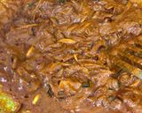 Gambar langkah 3 resipi Kari Daging kerisik.