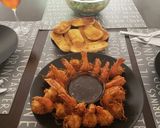 Foto del paso 4 de la receta: Langostinos empanados con Coco