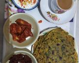 મેથીના થેપલા (Methi Thepla Recipe In Gujarati) રેસીપી સ્ટેપ2ફોટો