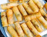 Hình bước làm 4 của món Ram cuốn (chả giò) chay