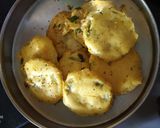 A picture of step 5 of Bread paneer Dhokla.