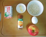 A picture of step 1 of Apple Oatmeal Pudding.