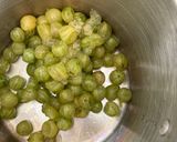 A picture of step 1 of Spiced gooseberry chutney.