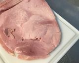 Une image de l'étape 5 de Salade de courgettes et concombre, jambon blanc, sucrine et ail noir.