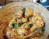 A picture of step 4 of Red Chicken Curry.