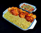 عکس مرحله 2 از دستور باقالی پلو با عطر دارچین همراه با روش پخت متفاوت مرغ 😋😍