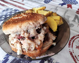Foto del paso 14 de la receta: Hamburguesa Deluxe con salsa de queso y nueces