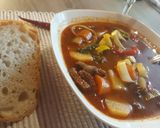 Marhagulyás vörösborosan recept fázis 8 fotója