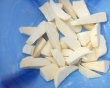 A picture of step 3 of Soyayyen dankalin Hausa da sauce din kwai.