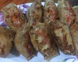 Foto langkah ke 4 dari resep Tahu isi sosis sayur pedas (Camilan untuk keluarga).