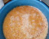 A picture of step 1 of Unripe plantain/Yam with Bini Owo sauce.