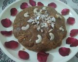 A picture of step 3 of Moong dal Halwa.