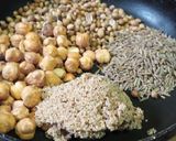 A picture of step 1 of Dum qeema.