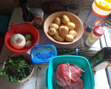 Foto del paso 1 de la receta: Filete al perejil con papas rústicas