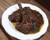 A picture of step 7 of Yogurt Mutton.