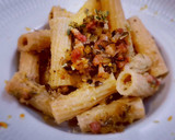 Foto del paso 8 de la receta: Macarrones con salsa de calabacín y jamón al tomillo