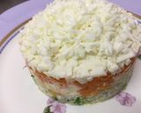 A picture of step 10 of Potato Salad Cake.