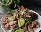 Foto langkah ke 4 dari resep Beef Teriyaki Cabe Ijo.