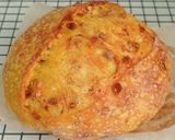 Foto langkah ke 22 dari resep Kunyit Chili Flakes Cheese Sourdough Bread (Open Bake Method).