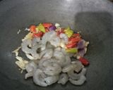 Foto langkah ke 1 dari resep Tumis katatedang (kacang panjang tahu tempe udang).