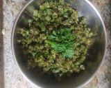 A picture of step 4 of French beans bhaji.