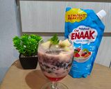 Foto langkah ke 3 dari resep Es Sarang Burung Cincau & Melon.