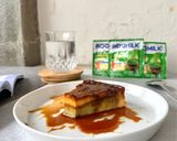Foto langkah ke 4 dari resep Caramel Cheese Matcha Cake.