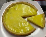 Foto langkah ke 5 dari resep Pie susu teflon tanpa oven (ukuran sendok).