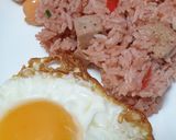 รูปขั้นตอนการทำที่ 1 ของ ข้าวผัดน้ำพริกหมูยอ