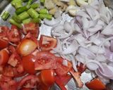A picture of step 1 of Chole bhature.