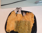 Foto del paso 6 de la receta: Acedías rellenas de bacon y queso con tostones y pimientos