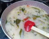 A picture of step 7 of Idiyappam and Veg Stew.