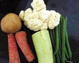 A picture of step 1 of Mix Veg Kofta Curry.