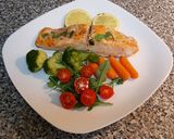 Foto del paso 8 de la receta: Salmón con cilantro y limón