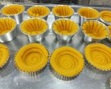 Foto langkah ke 6 dari resep Soes Vla Jeruk Santang.
