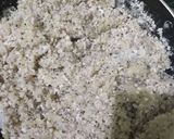 A picture of step 2 of Nariyal laddu.