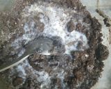 A picture of step 3 of Oreo Walnut brownie Shots.