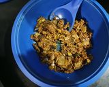 A picture of step 4 of Banana peels sabji.