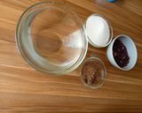 A picture of step 1 of Home made Red Syrup.