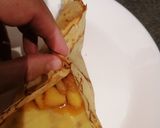 Une image de l'étape 8 de Aumônière de crêpe pomme 🍎 poire 🍐 chocolat 🍫.