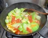 絲瓜蕃茄炒蛋(簡單料理)的食譜步驟6照片