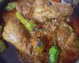 A picture of step 6 of Achar gosht.