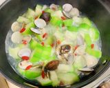 絲瓜蛤蜊的食譜步驟4照片