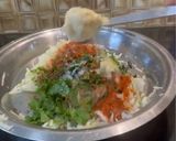 A picture of step 3 of Lauki kofta.