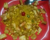 A picture of step 19 of Bread  poha soya pulao.