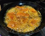 A picture of step 3 of Masala tilapia fish fry.