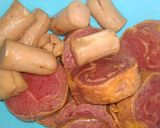 Foto langkah ke 1 dari resep Rolade sosis saus tomat.