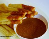 Foto langkah ke 5 dari resep Cakwe bumbu kacang ala chef Lidya.