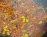 A picture of step 4 of Shahi Paneer.
