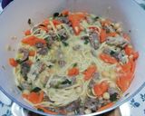 Foto del paso 3 de la receta: Pasta e ceci (garbanzos) con menudos One-pot